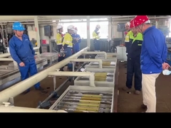 Máquina de refino de prata totalmente automática 200 kg Capacidade Eletrólise de prata