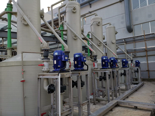 Equipamento Jet Type de vários estágios do tratamento da torre de Waste Gas Absorption da fundição do ouro