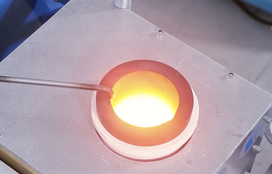 1600 calefator de indução contínuo de prata da fornalha de indução 2.5kg do grau 15kw
